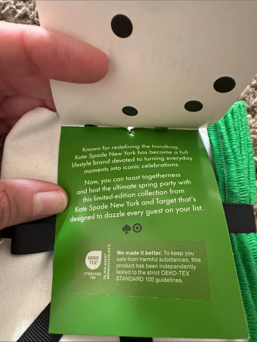 Kate Spade x Target Embroidered Cocktail Napkins